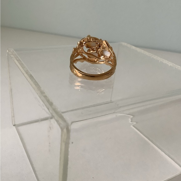 NEW vintage cocktail ring Opal Twig Branch - Picture 5 of 14